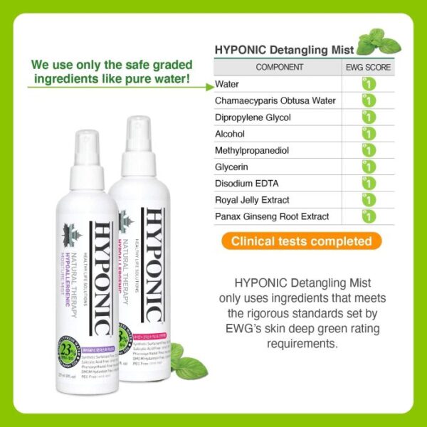 HYPONIC Bruma Desenredante de Hinoki Cypress (para todas las mascotas) 1000ml - Imagen 5