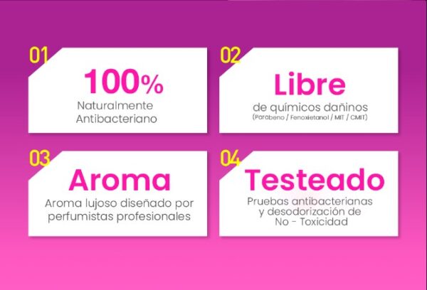Hyponic Desodorizante Perfumado Para Mascotas Chitosan (Floral) 500ml - Imagen 3