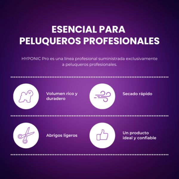 Hyponic Pro Acondicionador Para Perros (Voluminizador) 3.8Lt - Imagen 3