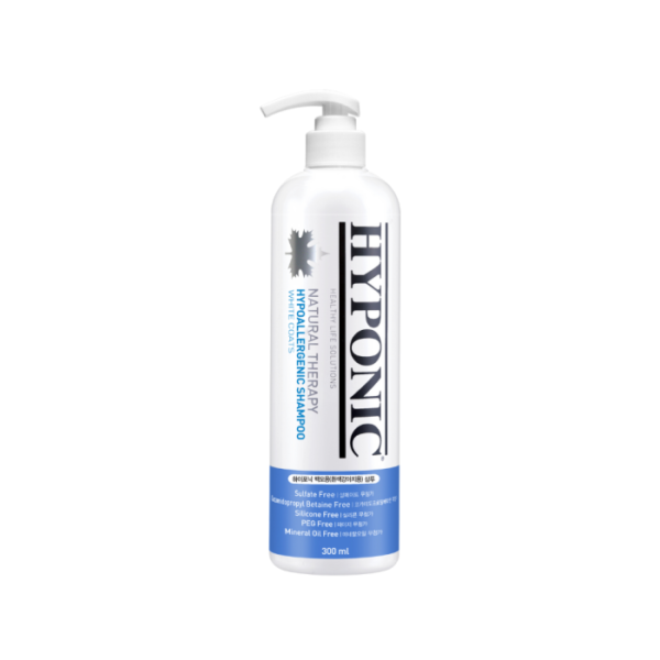 Hyponic Shampoo Hipoalergénico para Perros (Mantos Blancos) 300ml
